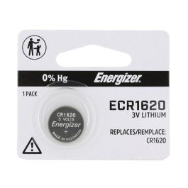 Energizer ECR1620 79mAh 3V Lithium LiMnO2 Coin Cell Battery 1 Piece