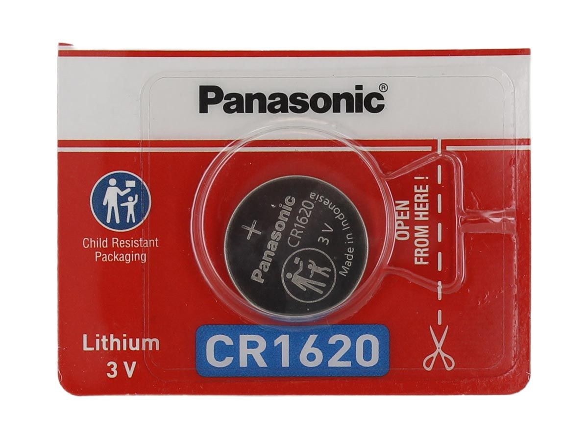 Panasonic CR123A 1550mAh 3V Lithium (LiMnO2) Button Top Photo