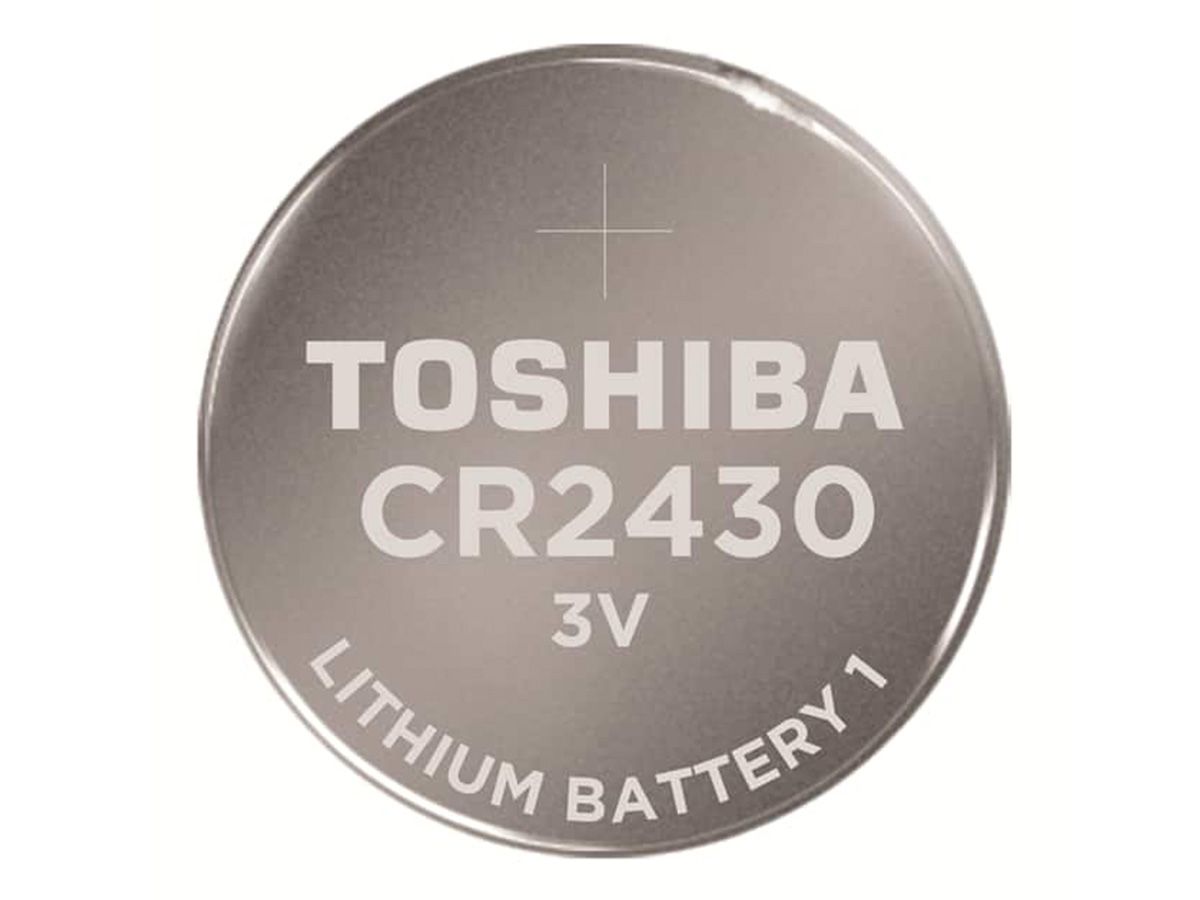 Renata CR2430 Battery 3V Lithium Coin Cell, Bulk