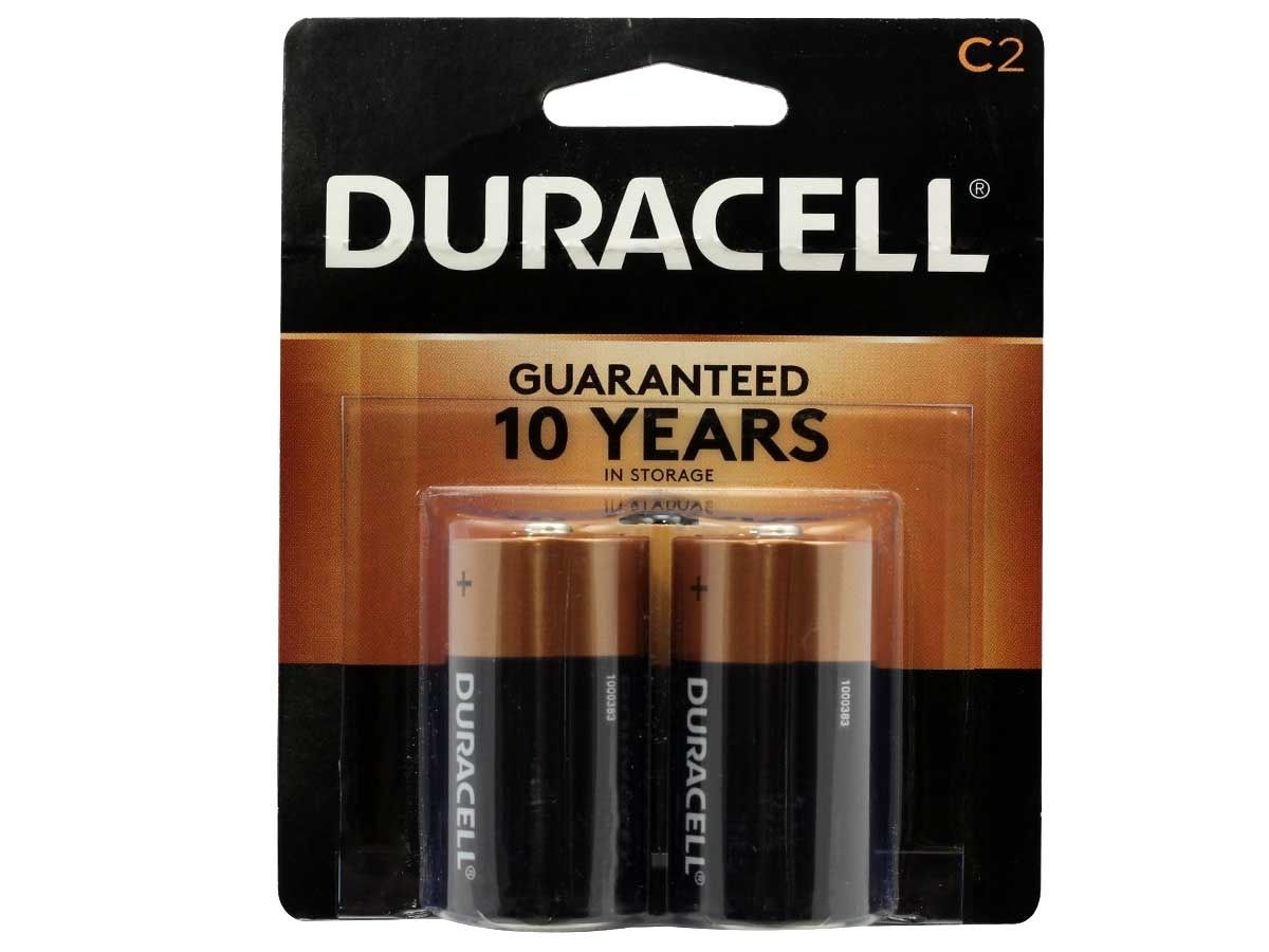 Perseus Settle Post Duracell Coppertop Duralock MN1400-B2 C-cell 1.5V Alkaline Button Top  Batteries (MN1400B2) - 2 Piece Retail Card