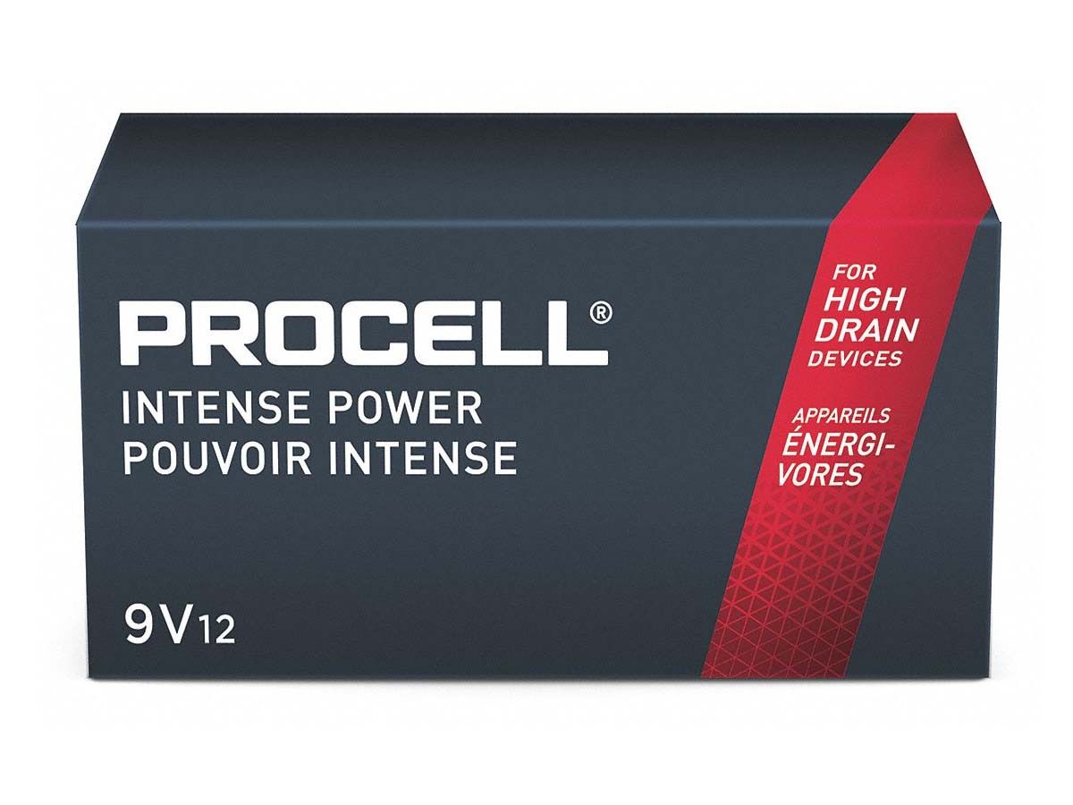 9V Duracell ProCell Alkaline Battery 12 Per Package