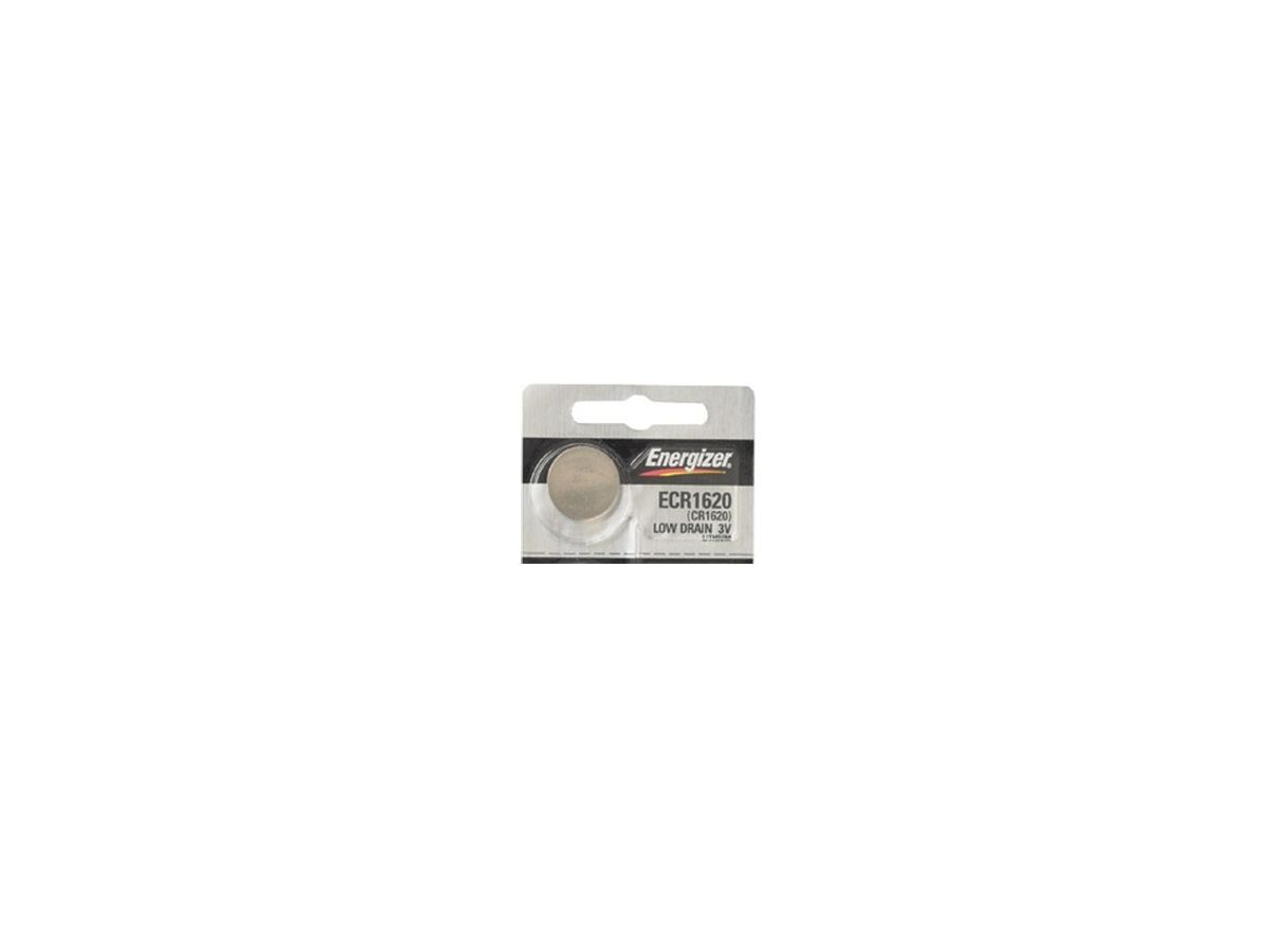 Energizer ECR1620 79mAh 3V Lithium (LiMnO2) Coin Cell Battery - 1 Piece  Tear Strip, Sold Individually