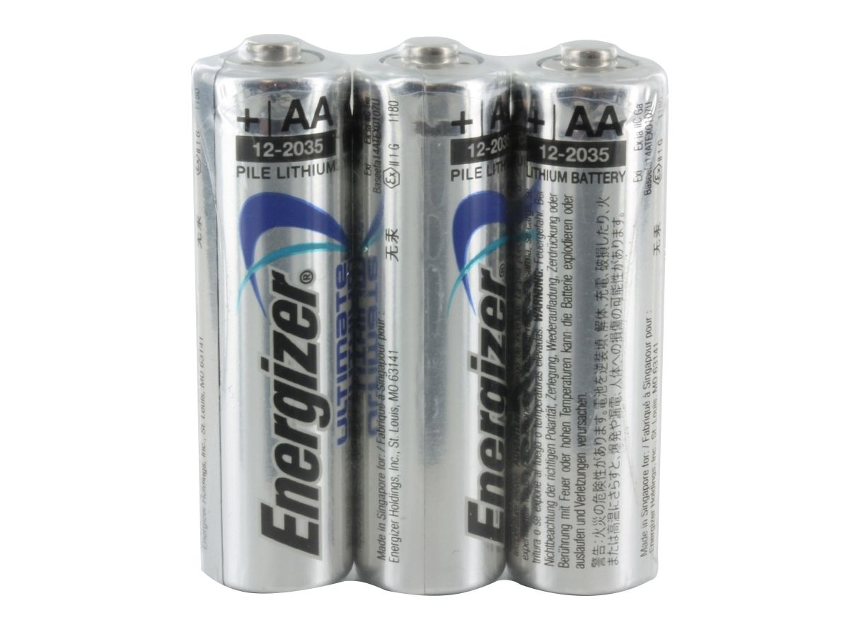 Energizer Battery Ultimate AA Lithium (Li) 1.5 V Pack of 10