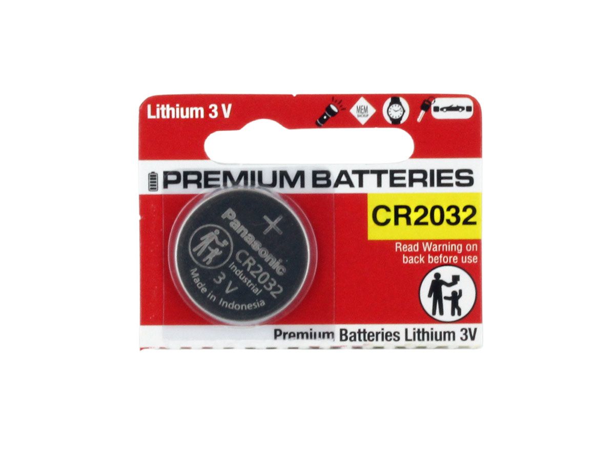 1 x Energizer + 1 x Duracell CR2032 3 Volt Lithium Coin Cell