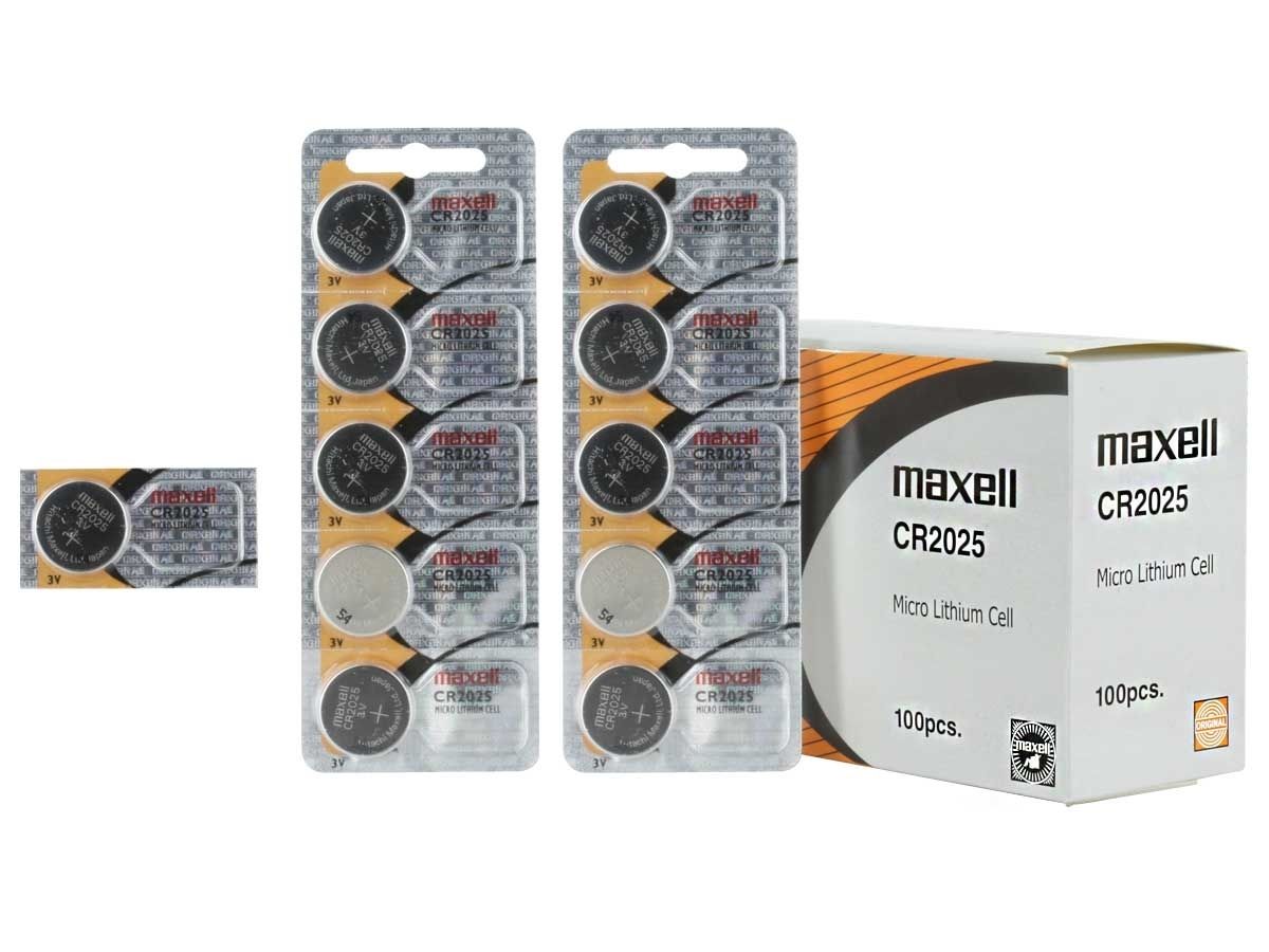 Genuine Maxel CR2025 CR-2025 3V Cell Button Battery