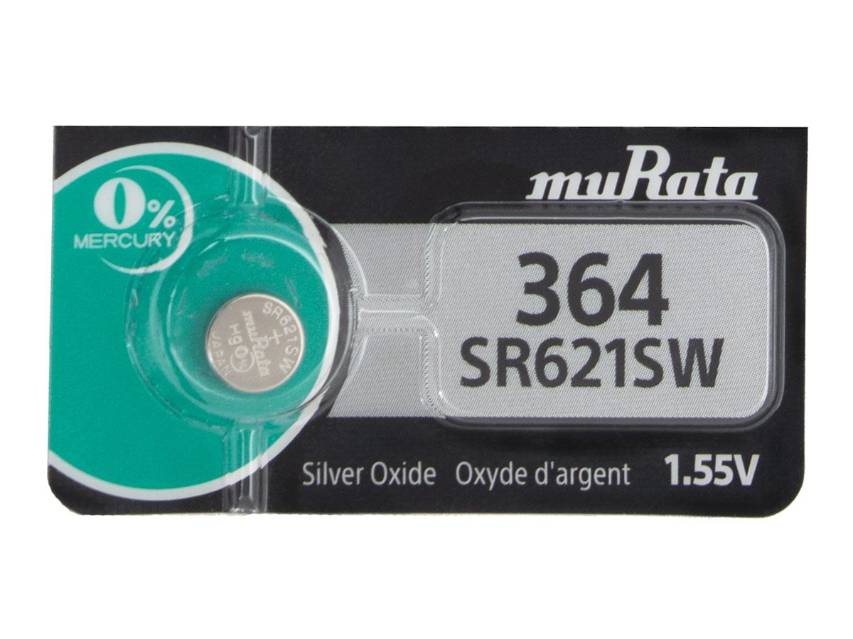 2 Renata 364 SR621SW Silver Oxide Zero Mercury Electronic