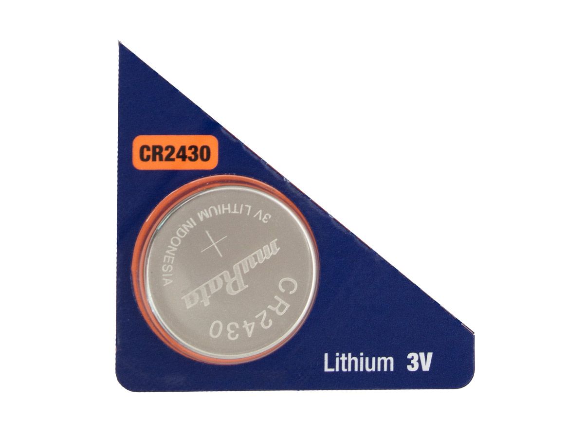 Toshiba CR2430 Battery 3V Lithium Coin Cell (1PC)