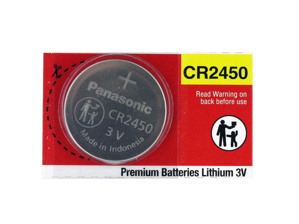 CR-2450/BN Panasonic  Pila de botón CR2450, 3V, 620mAh, litio