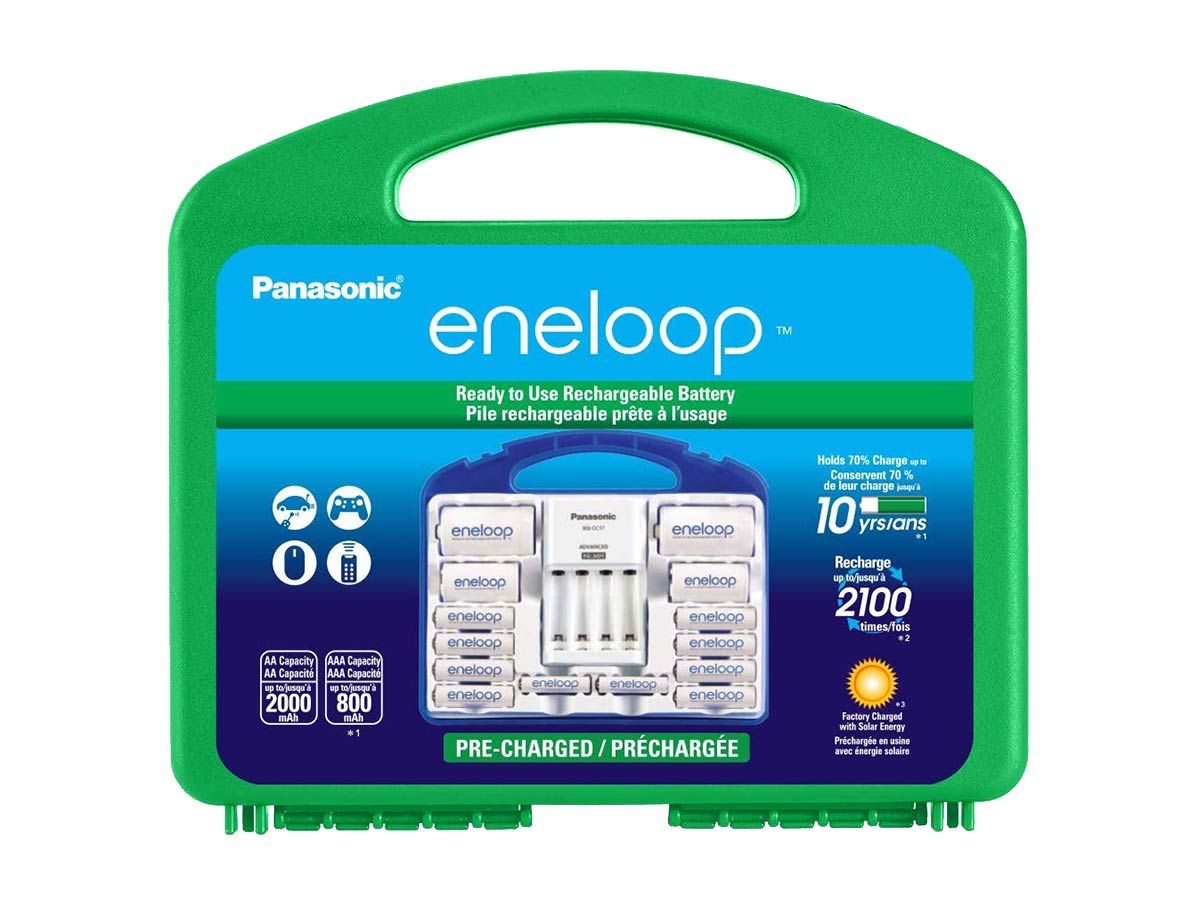 Panasonic Eneloop BK-4MCCA-8BA AAA 800mAh 1.2V Low Self Discharge Nickel  Metal Hydride (NiMH) Button Top Batteries - 8 Pack Retail Card