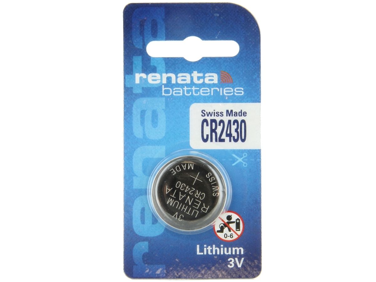 100 pack of MURATA CR2430 Lithium coin Battery 3V ECR2430, cr 2430 batteries