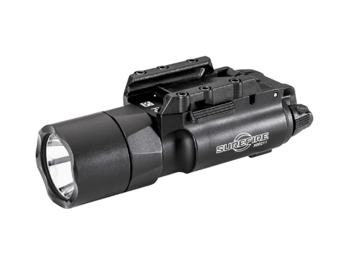SureFire X300T-A or -B Turbo LED Weapon Light 650 Lumens Lever-Latch  Rail Mount or Screw Rail Mount Includes x CR123A in Black or Tan