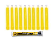 Cyalume 6-inch ChemLight Chemical Light Sticks - Case of 10 - Individually Foiled - Multiple Color Options Available