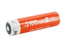 Acebeam IMR 18650 3100mAh 3.6V Protected High-Drain 20A Lithium Ion (Li-ion) Button Top Battery