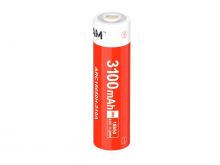 Acebeam 18650 3100mAh 3.6V Protected High-Drain Lithium Ion (Li-ion) Button Top Battery for the P15