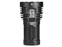 Acebeam X50 High Intensity USB-C Rechargeable Handheld Searchlight - 8 x CREE XHP70.2 - 40000 or 38000 Lumens - 6500K or 5000K - Uses Built-In 10.8V 4250mAh Li-ion Battery Pack