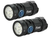 BUNDLE: 2 x Fitorch P25GT USB-C Rechargeable LED Flashlight - 3000 Lumens - CREE XPG3 - Includes 2 x 26350