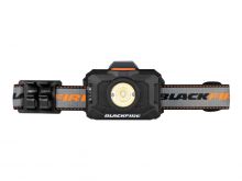 Blackfire BBM6414 USB-C Rechargeable 2-Color LED Headlamp - 800 Lumens - Uses Built-in Li-ion Battery - Orange