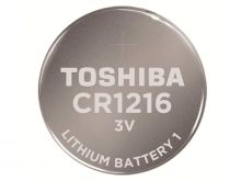 Toshiba CR1216 25mAh 3V Lithium (LiMnO2) Coin Cell Battery - Bulk