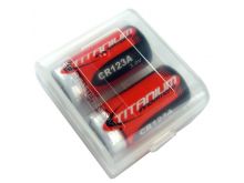 Holds 2 CR123A Batteries