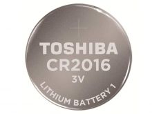 Toshiba CR2016 85mAh 3V Lithium (LiMnO2) Coin Cell Battery - Bulk