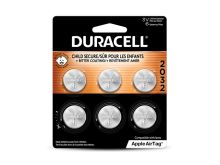 Duracell Duralock DL CR2032 (6PK) 225mAh 3V Lithium (LiMNO2) Watch/Electronic Coin Cell Batteries - 6 Pack Retail Card