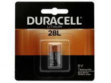 Duracell PX 28L L544 160mAh 6V Lithium (LiMNO2) Button Top Photo Battery - Equivalent to 4LR44, 544 - 1 Piece Retail Card