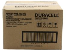 Duracell Coppertop Duralock MN1300 (72PK) D-cell Alkaline Button Top Batteries (MN1300BKD) - Made in the USA - Box of 72 (6 x 12-Boxes)