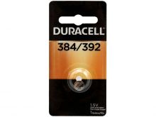 Duracell D384/392 1.5V Silver Oxide Watch/Electronic Button Cell Battery - 1pk (D384/392B)