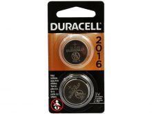 Duracell Electronics DL CR2016-B2PK 75mAh 3V Lithium Primary (LiMNO2) Watch/Electronic Coin Cell Batteries (DL2016B2PK) - 2 Pack Retail Card