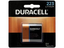 Duracell Ultra DL 223 CR-P2 1400mAh 6V Lithium  (LiMNO2) Photo Battery (DL223ABPK) - 1 Piece Retail Card