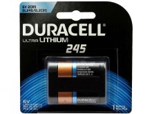 Duracell Ultra DL 245 1400mAh 6V Lithium Primary (LiMNO2) Digital Camera Battery (DL245BPK) - 1 Piece Retail Card
