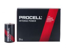 Duracell Procell Intense PX1300 (12PK) D-cell 1.5V Alkaline Button Top Batteries (PX1300BKD) - Contractor Pack of 12