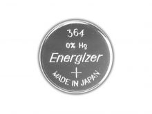 Energizer 363VZ SR621SW (1000PK) 20.5mAh 1.55V Silver Oxide (Zn/Ag20) Coin Cell Batteries - Case of 1000