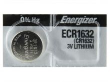 Energizer ECR1632 130mAh 3V Lithium (LiMNO2) Coin Cell Battery - 1 Piece Tear Strip, Sold Individually