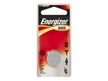 Energizer ECR2025-BP-1 155mAh 3V Lithium Primary (LiMNO2) Coin Cell Battery - 1 Piece Blister Pack