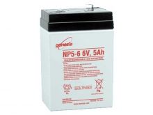 Enersys NP5-6 5Ah 6V Rechargeable Sealed Lead Acid (SLA) Battery - F1 Terminal