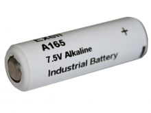 Exell A165 E164 7.5V Alkaline Industrial Battery for Yashica Camera, MK-328 Spy Radio - Replaces Eveready EN165A