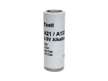 Exell A21PX 523 4.5V Alkaline Industrial Battery for Garage Doors, Cameras, Radios - Replaces Eveready EN133A