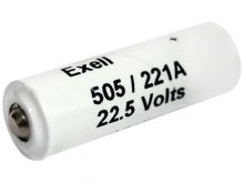 Exell A221 505A 22.5V Alkaline Industrial Battery for AVO Meters, Transistor Radios - Replaces Eveready 505, NEDA 221