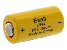 Exell L28PX L544 170mAh 6V Lithium Primary (LiMNO2) Battery