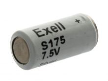 Exell S175 150mAh 7.5V Silver Oxide (Zn/Ag20) Microphone Battery