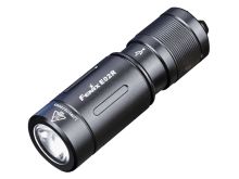 Fenix E02R Rechargeable KeyChain Flashlight - Luminus SST20 - 200 Lumens - Uses Built-In 120mAh Li-Poly Battery Pack - Available in Black, Blue or Brown