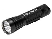 Folomov 18650M LED Flashlight - CREE XP-P - 1020 Lumens - Includes 1 x 18650