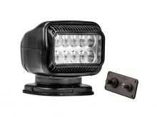 GoLight GT LED Permanent Mount Spotlight with Hardwired Dash Mount Remote - Black (20214GT)