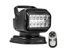 GoLight GT LED Portable Mount Spotlight with Wireless Handheld Remote and Magnetic Shoe - Available in White (79014GT) or Black (79514GT)