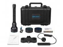 Olight Javelot Pro 2 Kit Ultra-Bright Long Distance Rechargeable LED Searchlight - 2500 Lumens - Includes Li-ion Battery Pack, Mount, Remote Pressure Switch and Filters