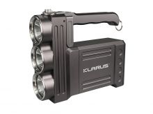 Klarus RS80GT USB-C Rechargeable LED Searchlight - 3 x CREE XHP70.2 P2 - 10,000 Lumens - Includes 68000mAh Li-ion Battery Pack