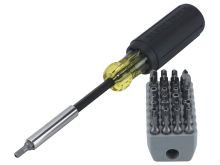 Klein Tools Magnetic Screwdriver with 32 Tamperproof Bits (32510)