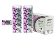 Maxell SR916W 372 23mAh 1.55V Silver Oxide Button Cell Battery - Hologram Packaging - 1 Piece Tear Strip, Sold Individually