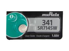 Murata SR714SW 341 13mAh 1.55V Silver Oxide Watch Battery - 1 Piece Tear Strip, Sold Individually